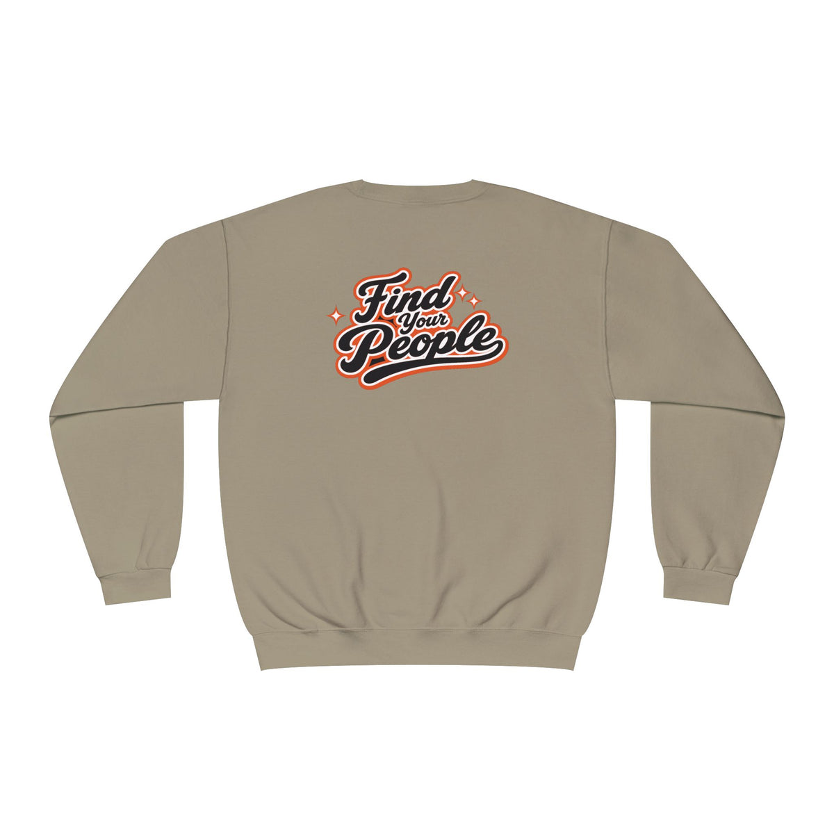 Find Your People Crewneck Sweatshirt – Retro Script Graphic Pullover
