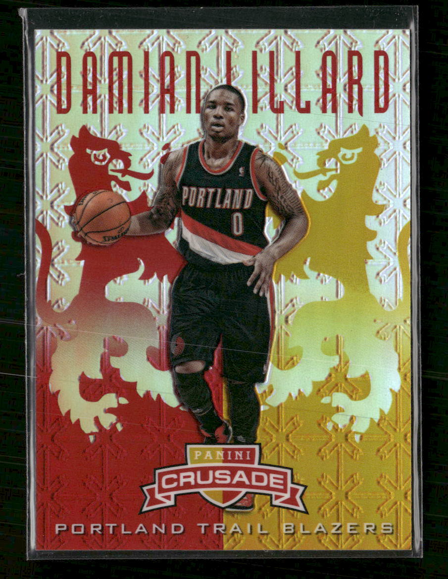 2012-13 Panini Crusade Crusade Red Damian Lillard #/99 #69