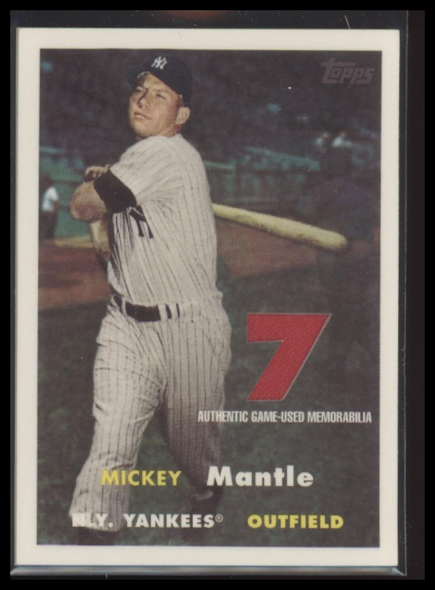 2007 Topps Mickey Mantle Memorabilia Mickey Mantle #MMR-57