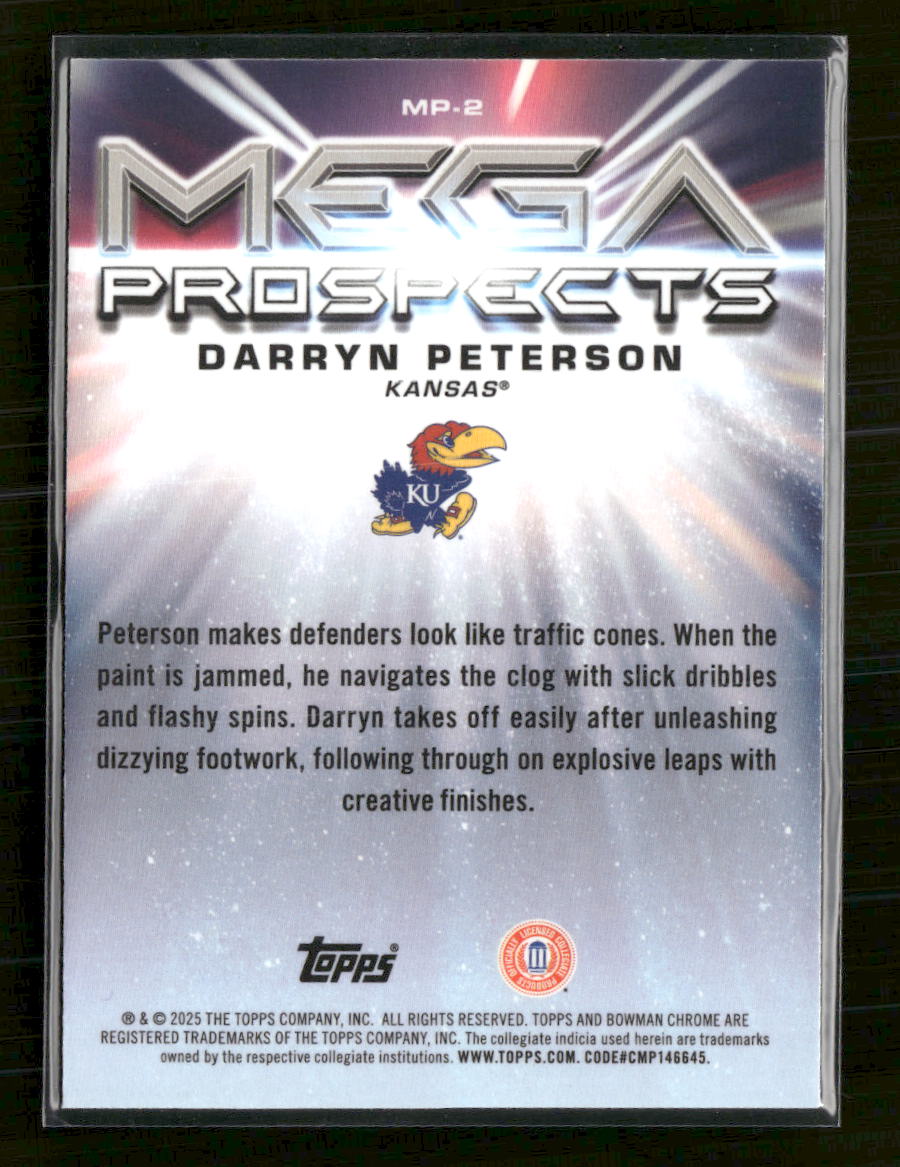 2025-26 Bowman Mega Prospects Mojo Darryn Peterson #MP-2