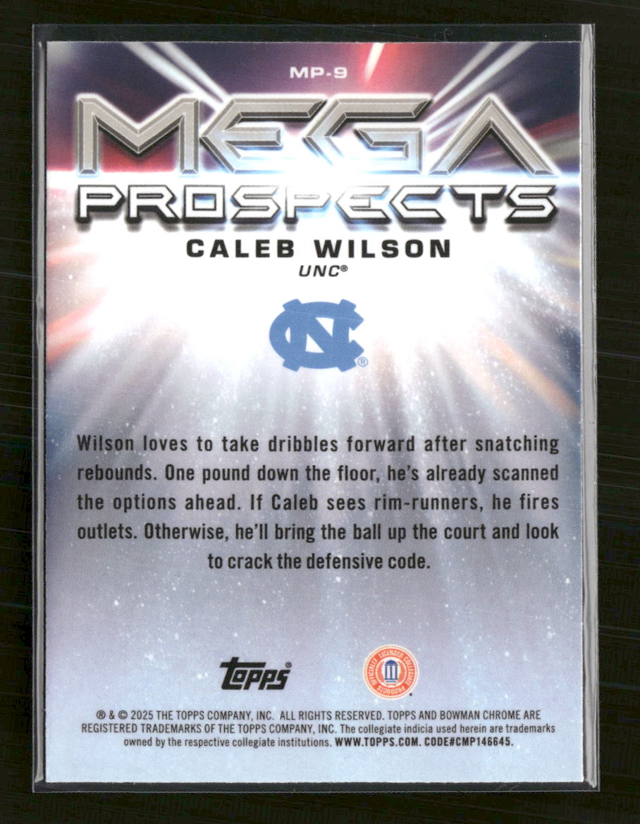2025-26 Bowman Mega Prospects Mojo Caleb Wilson #MP-9