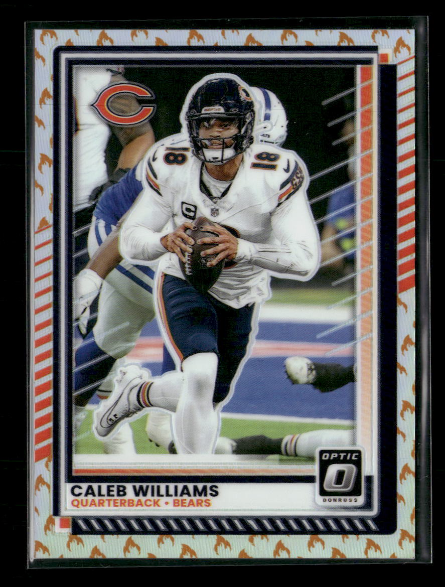 2025 Donruss Fire Prizm Caleb Williams #7