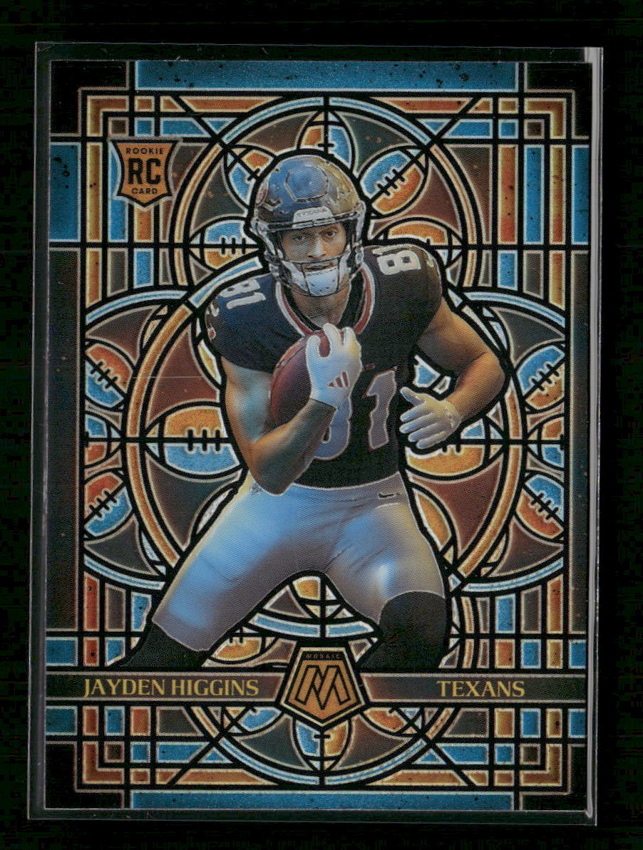 2025 Panini Mosaic Stained Glass Jayden Higgins #11