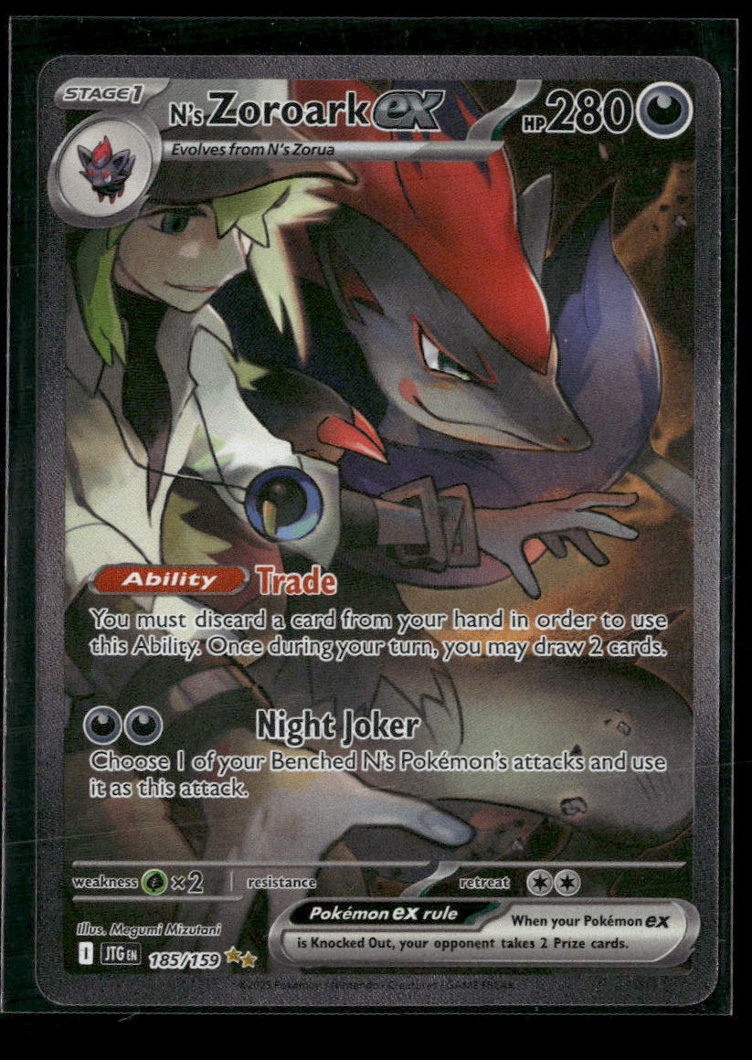 SV09: Journey Together N's Zoroark ex #185/159