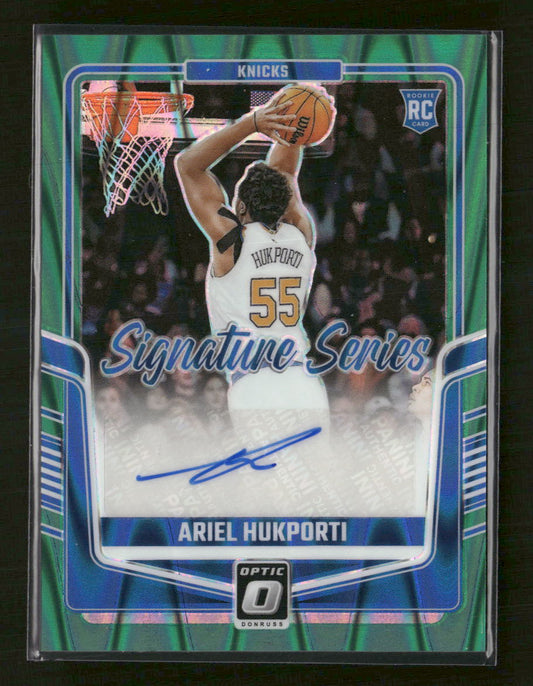 2024-25 Donruss Optic Signature Series Seismic Ariel Hukporti #/35 Auto #SS-HUK