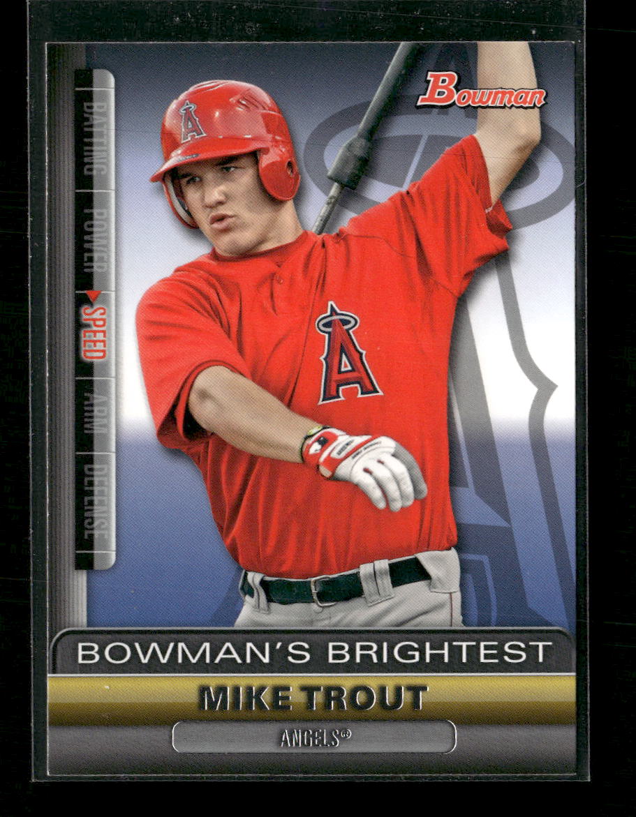 2011 Bowman Bowman's Brightest Mike Trout #BBR6