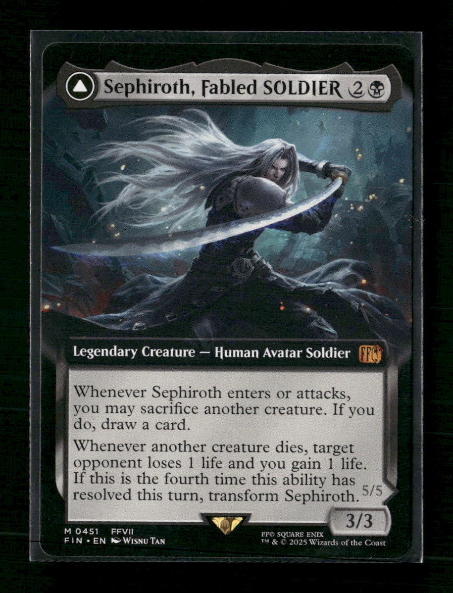 FINAL FANTASY Sephiroth, Fabled SOLDIER (Extended Art) #451