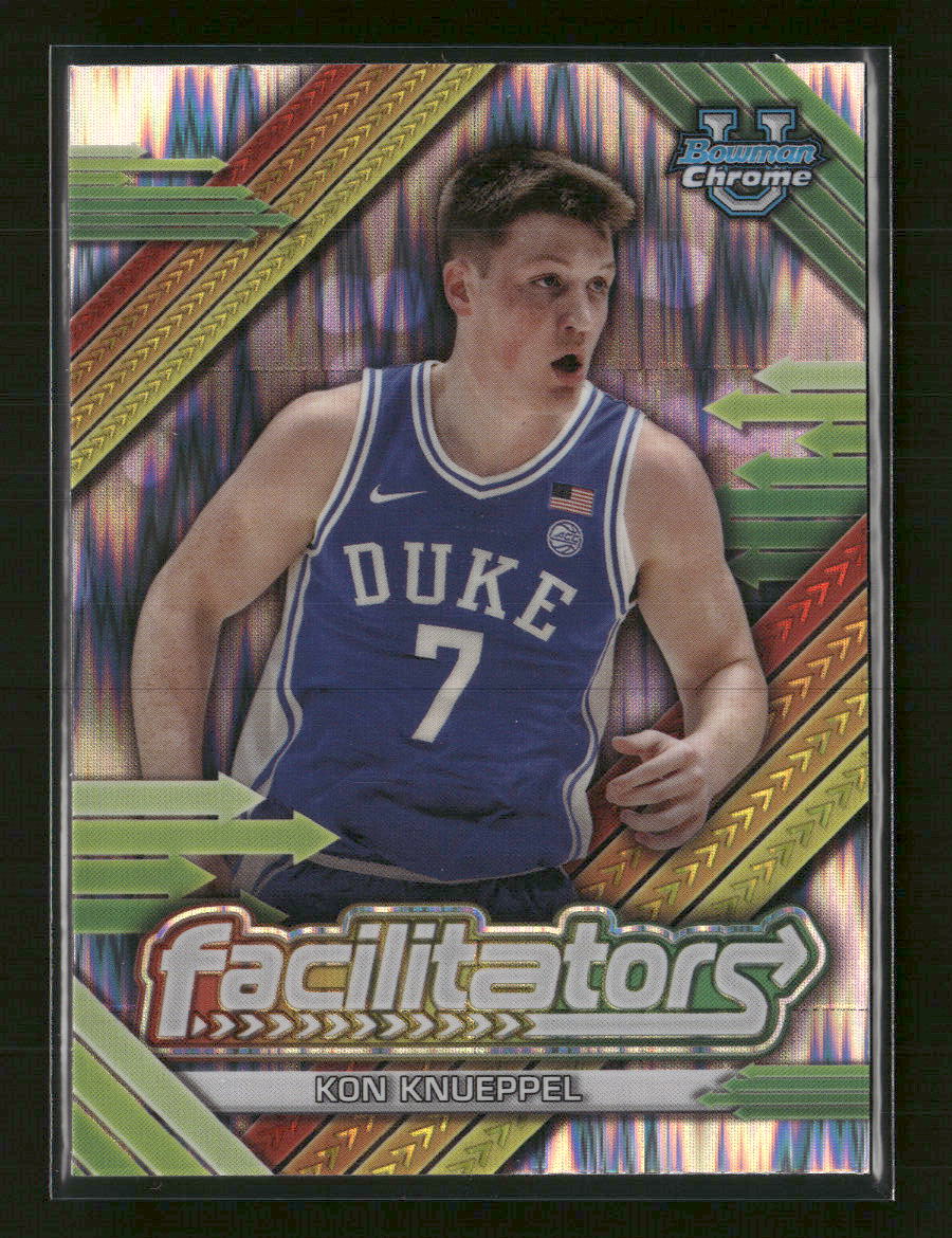 2024-25 Bowman University Facilitators Stealth Refractor Kon Knueppel #F-8