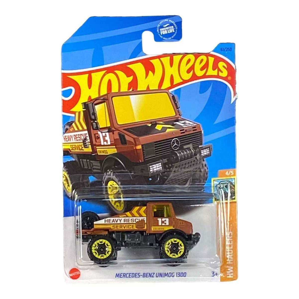 Hot Wheels Mercedes-Benz Unimog 1300 | Haulers Series 4/5