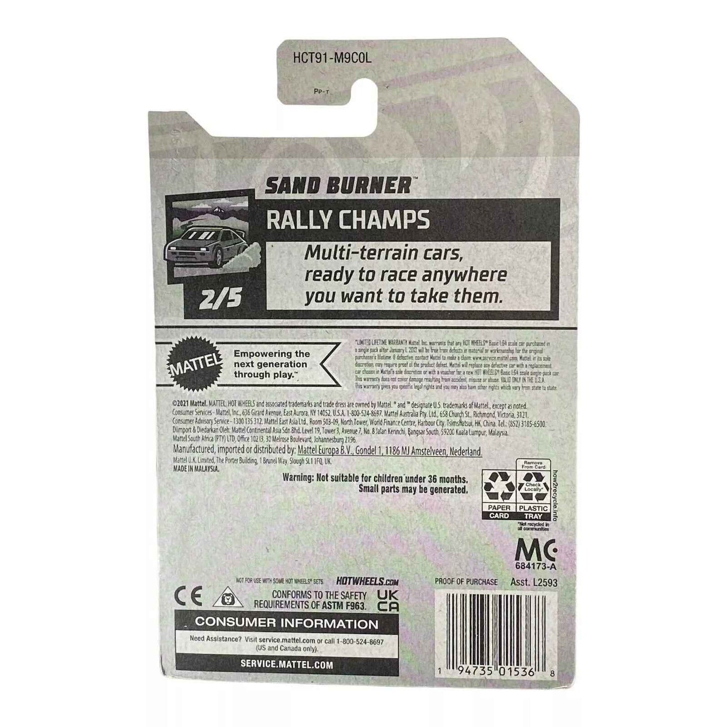 Hot Wheels Sand Burner | Rally Champs Series 2/5
