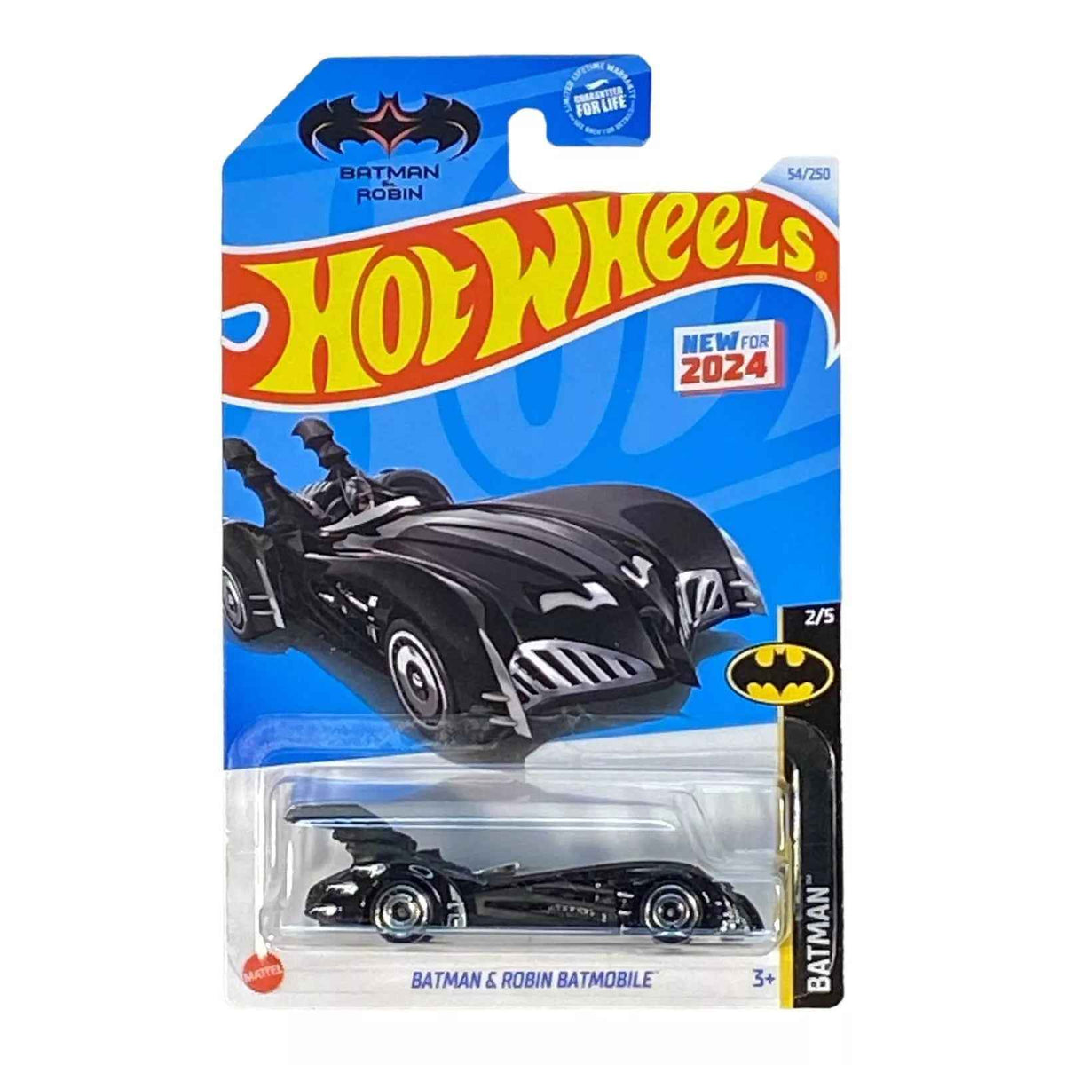 Hot Wheels Batman & Robin Batmobile (Black)- Batman Series 2/5