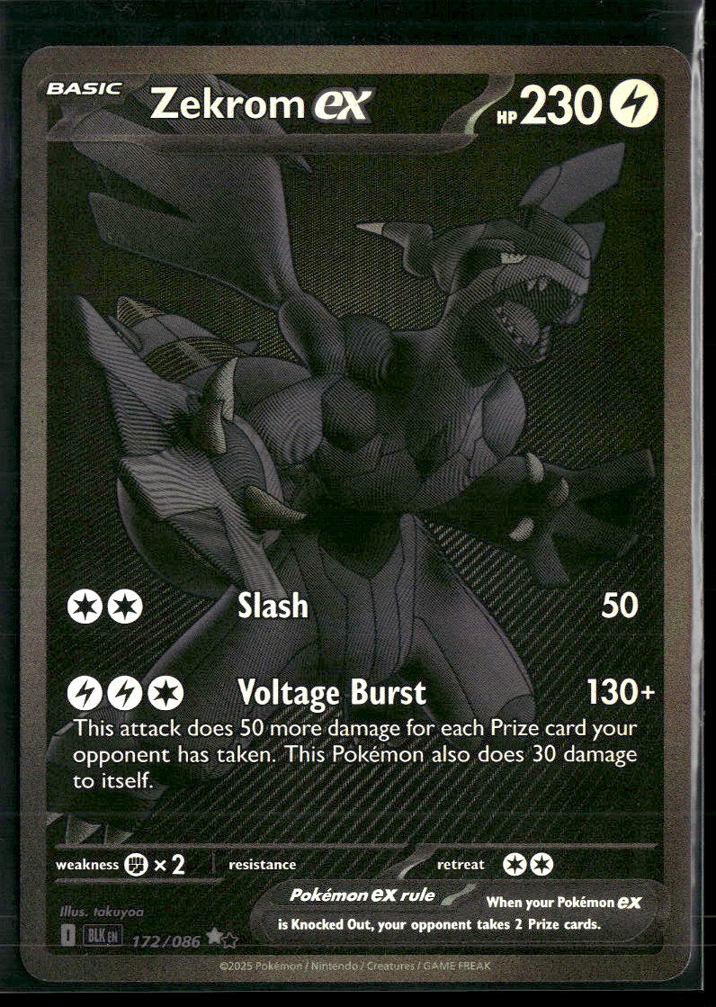 SV: Black Bolt Zekrom ex #172/086
