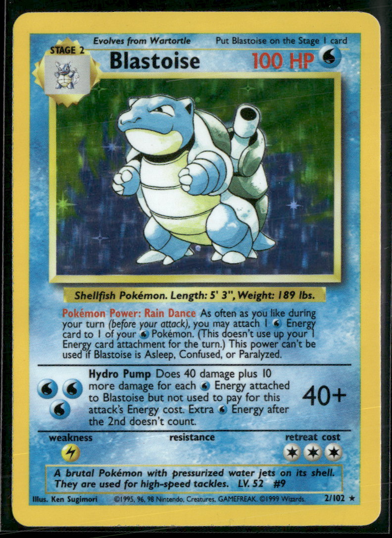Base Set Blastoise #002/102