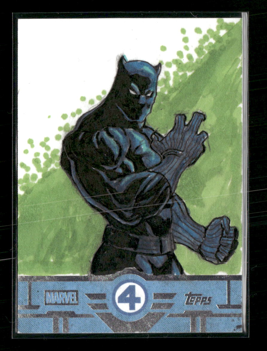 2025 Topps Marvel Black Panther Sketch Auto /1