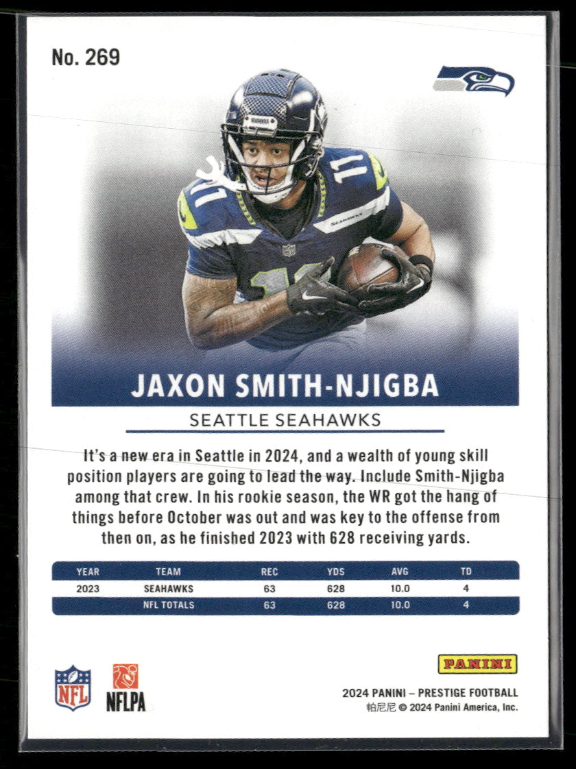 2024 Panini Prestige Purple Xtra Points Jaxon Smith-Njigba #/150 #269