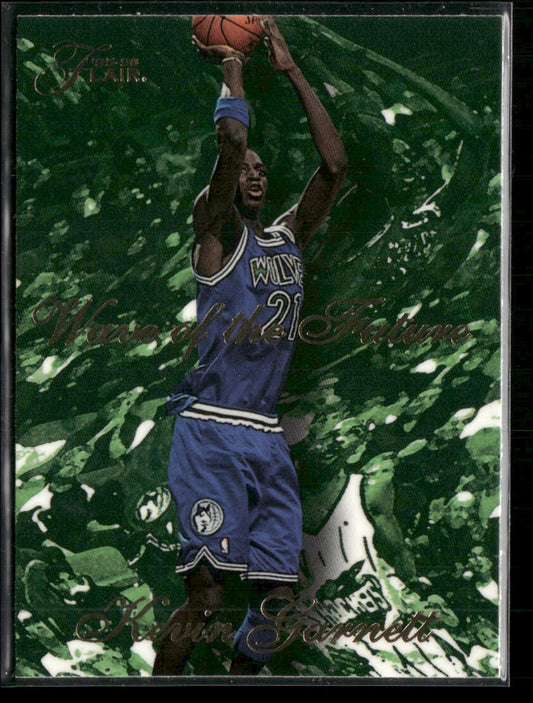 1995-96 Flair Wave of the Future Kevin Garnett #3