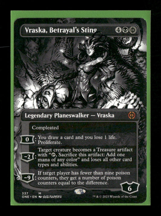 Phyrexia: All Will Be One Vraska, Betrayal's Sting (Borderless) #337