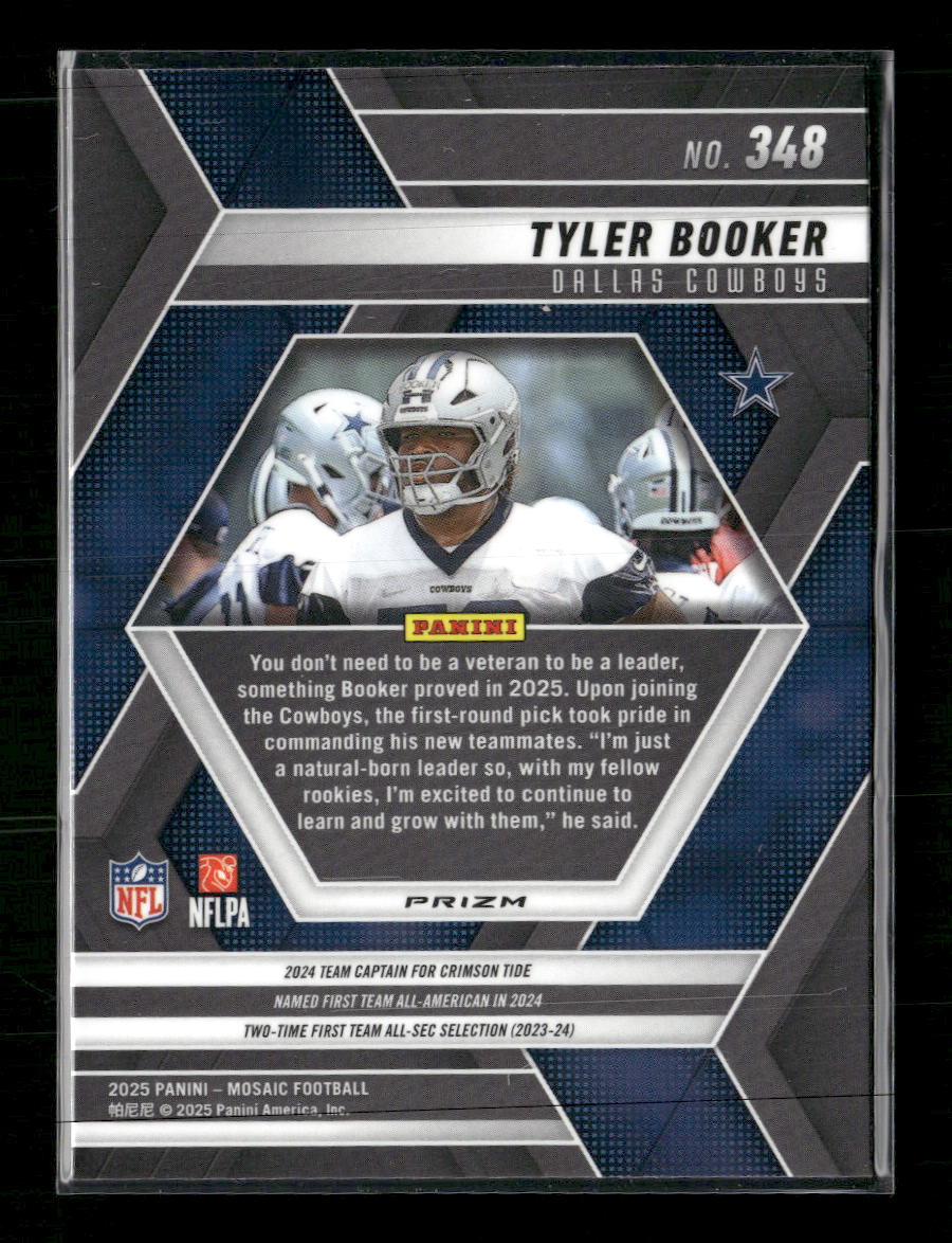 2025 Panini Mosaic Honeycomb Tyler Booker Rookie #348