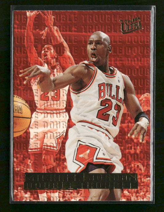 1995-96 Ultra Double Trouble Michael Jordan #3