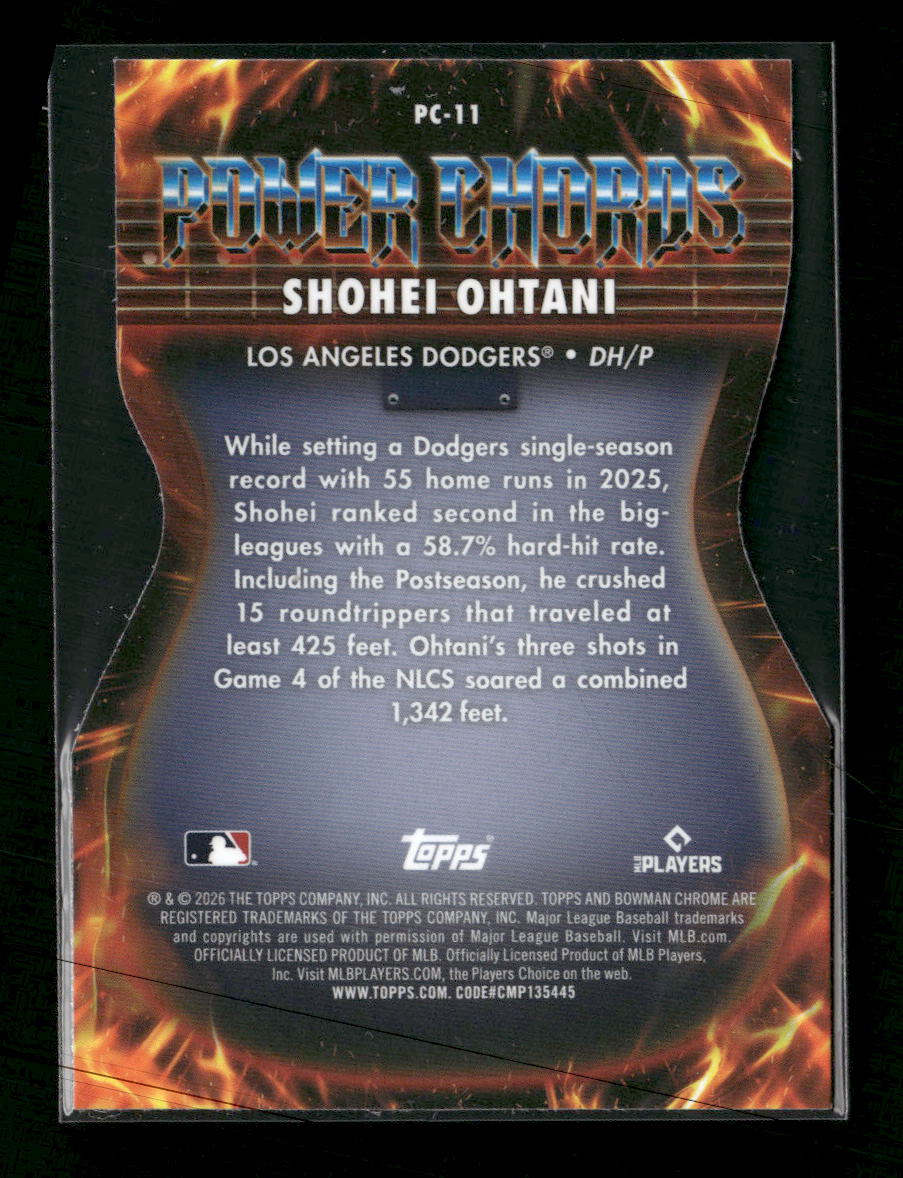 2026 Bowman Power Chords Refractor Shohei Ohtani #PC-11