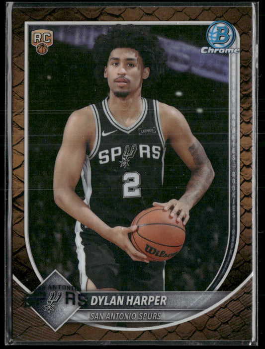 2025-26 Bowman Chrome Reptilian Refractors Dylan Harper #BCV-2