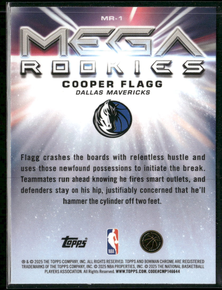 2025-26 Bowman Mega Rookies Cooper Flagg #MR-1