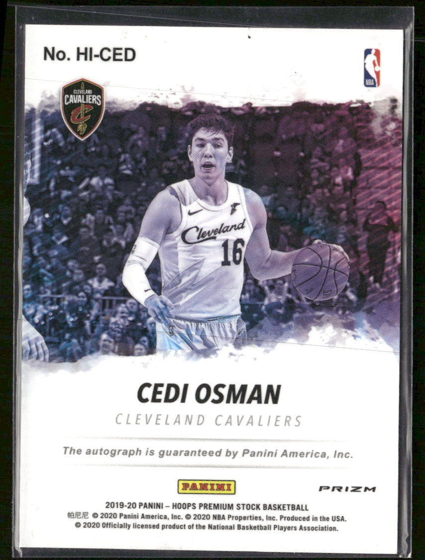 2019-20 Hoops Premium Stock Hoops Ink Cedi Osman Auto #HI-CED