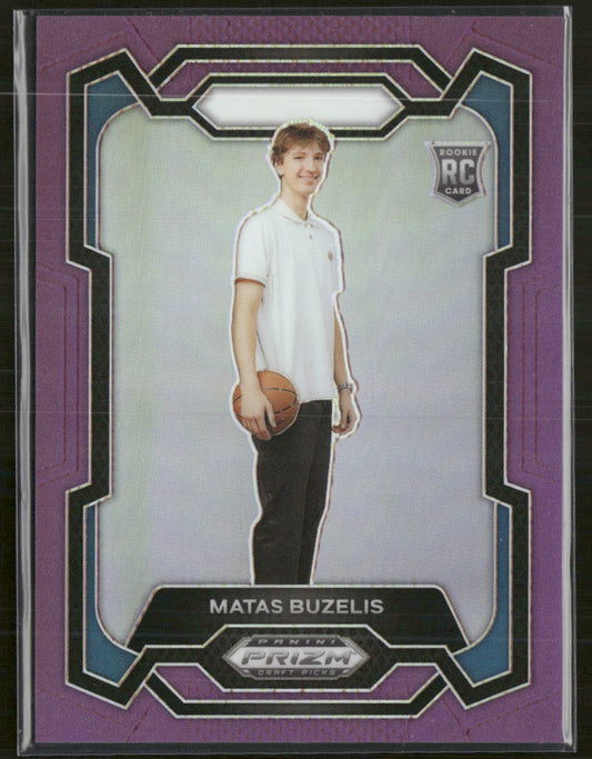 2024 Panini Prizm Draft Picks Prizms Purple Matas Buzelis #/75 #67