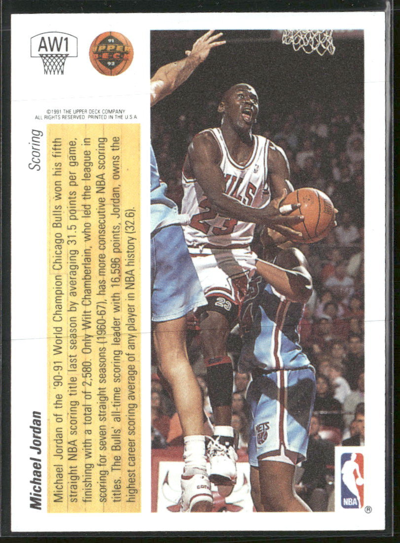 1991-92 Upper Deck Award Winner Holograms Michael Jordan #AW1