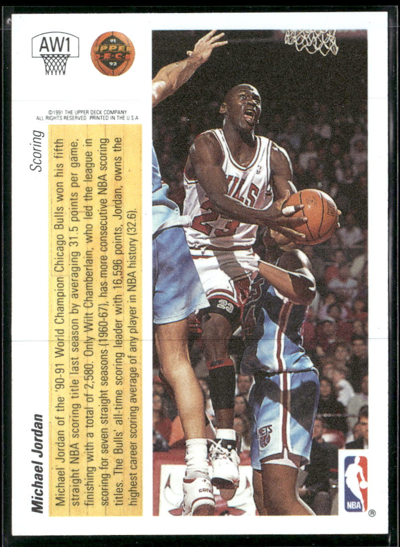 1991-92 Upper Deck Award Winner Holograms Michael Jordan #AW1
