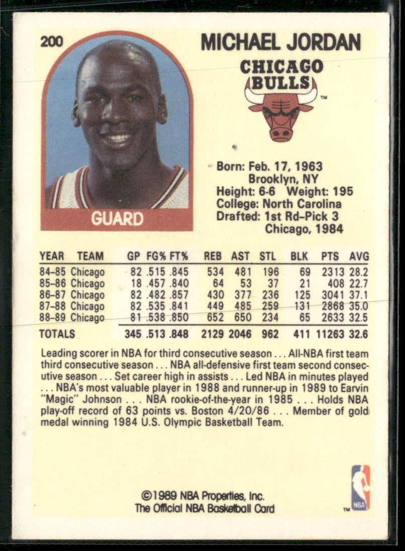1989-90 Hoops Michael Jordan #200