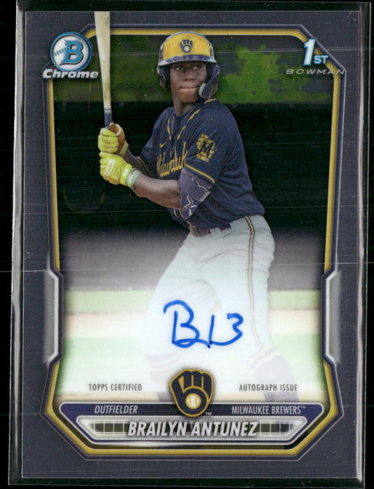 2026 Bowman Chrome Prospect Autographs Brailyn Antunez Auto #CPA-BA