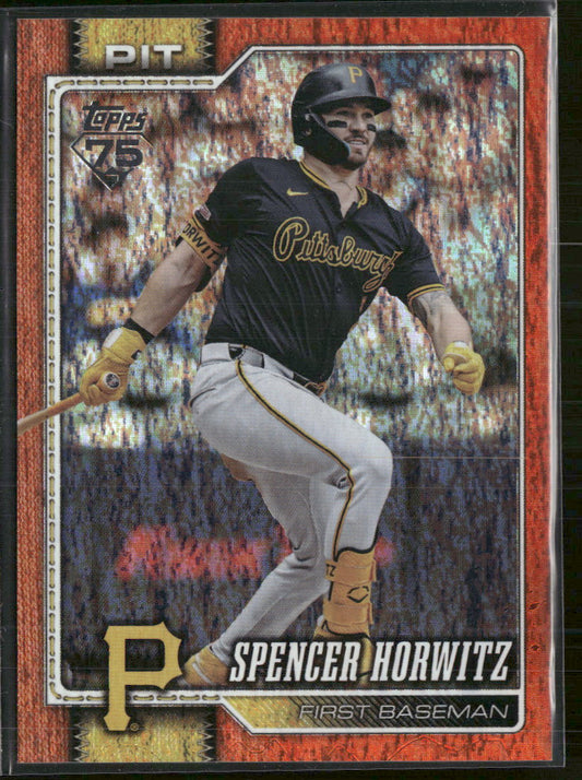 2026 Topps Orange Sandglitter Spencer Horwitz #/25 #77