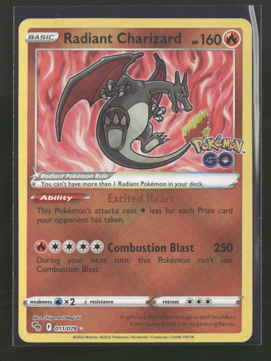 Pokemon GO Radiant Charizard #011/078