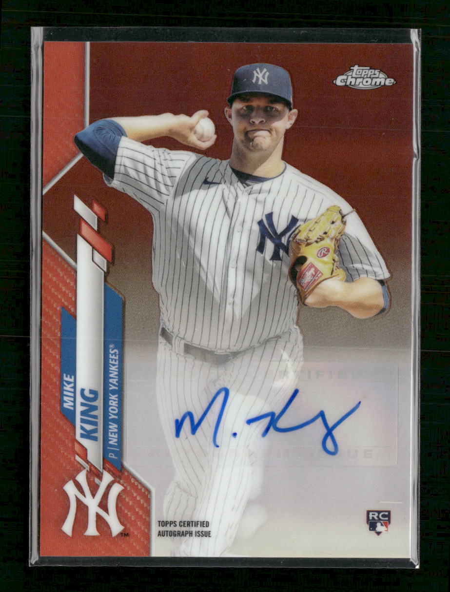 2020 Topps Chrome Update Rookie Autographs Orange Mike King #/25 #USA-MK