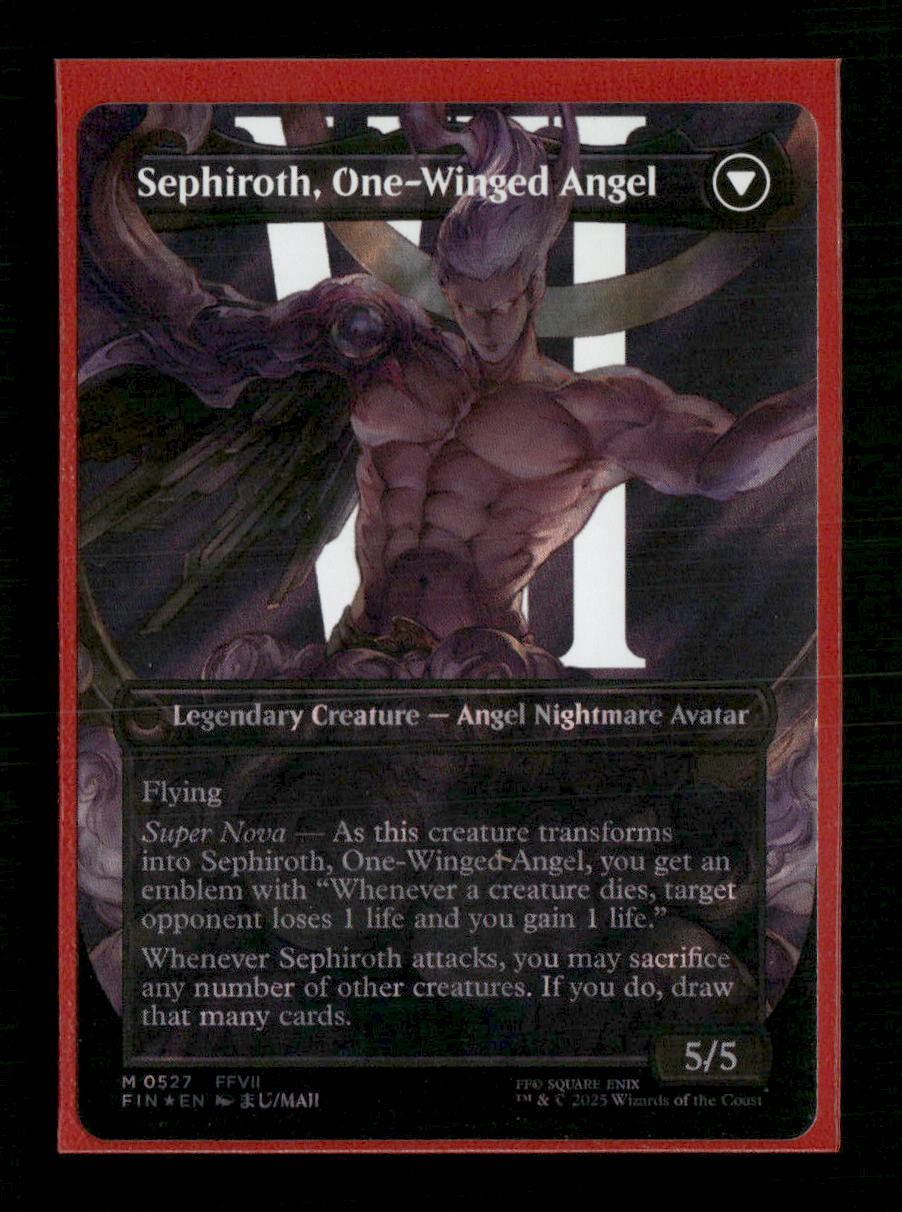 FINAL FANTASY Sephiroth, Fabled SOLDIER (Borderless) (Surge Foil) #527