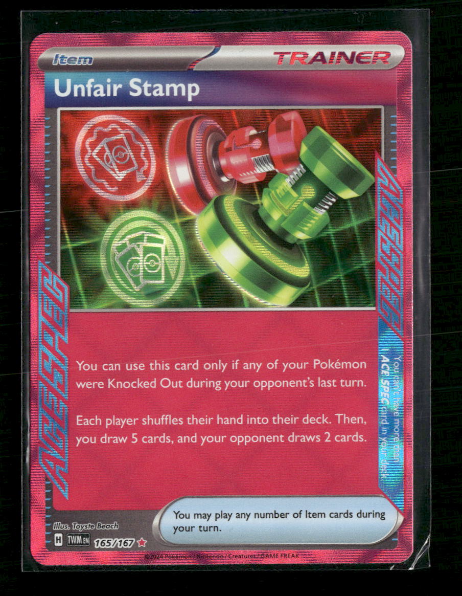 SV06: Twilight Masquerade Unfair Stamp #165/167