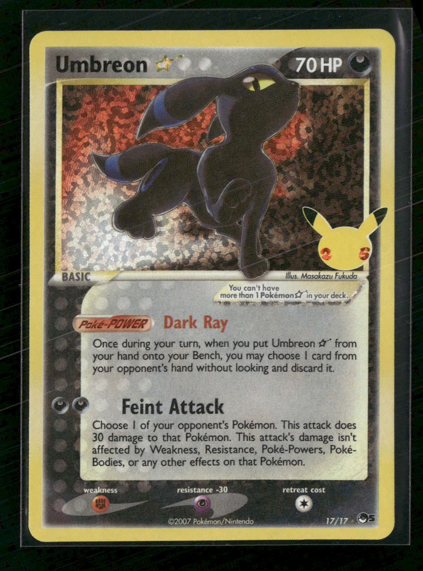 Celebrations: Classic Collection Umbreon Star #17/17
