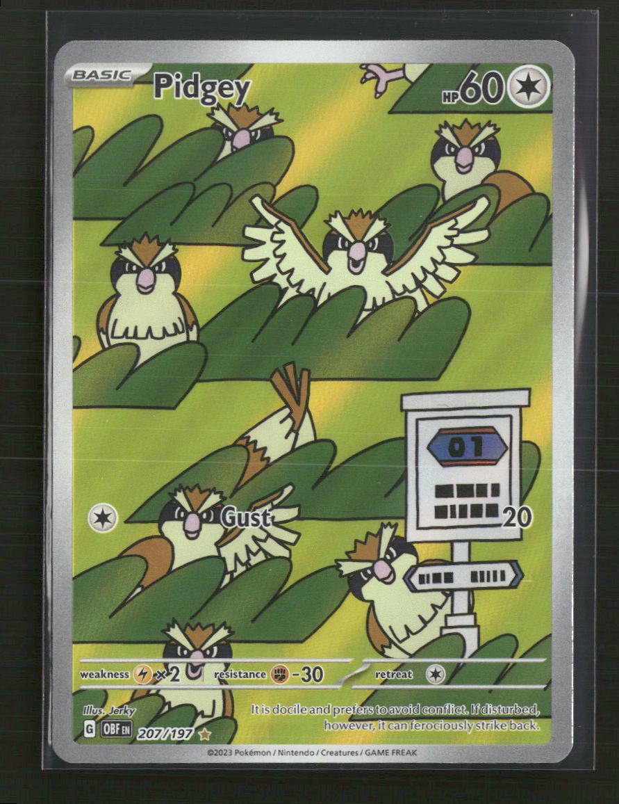 SV03: Obsidian Flames Pidgey #207/197