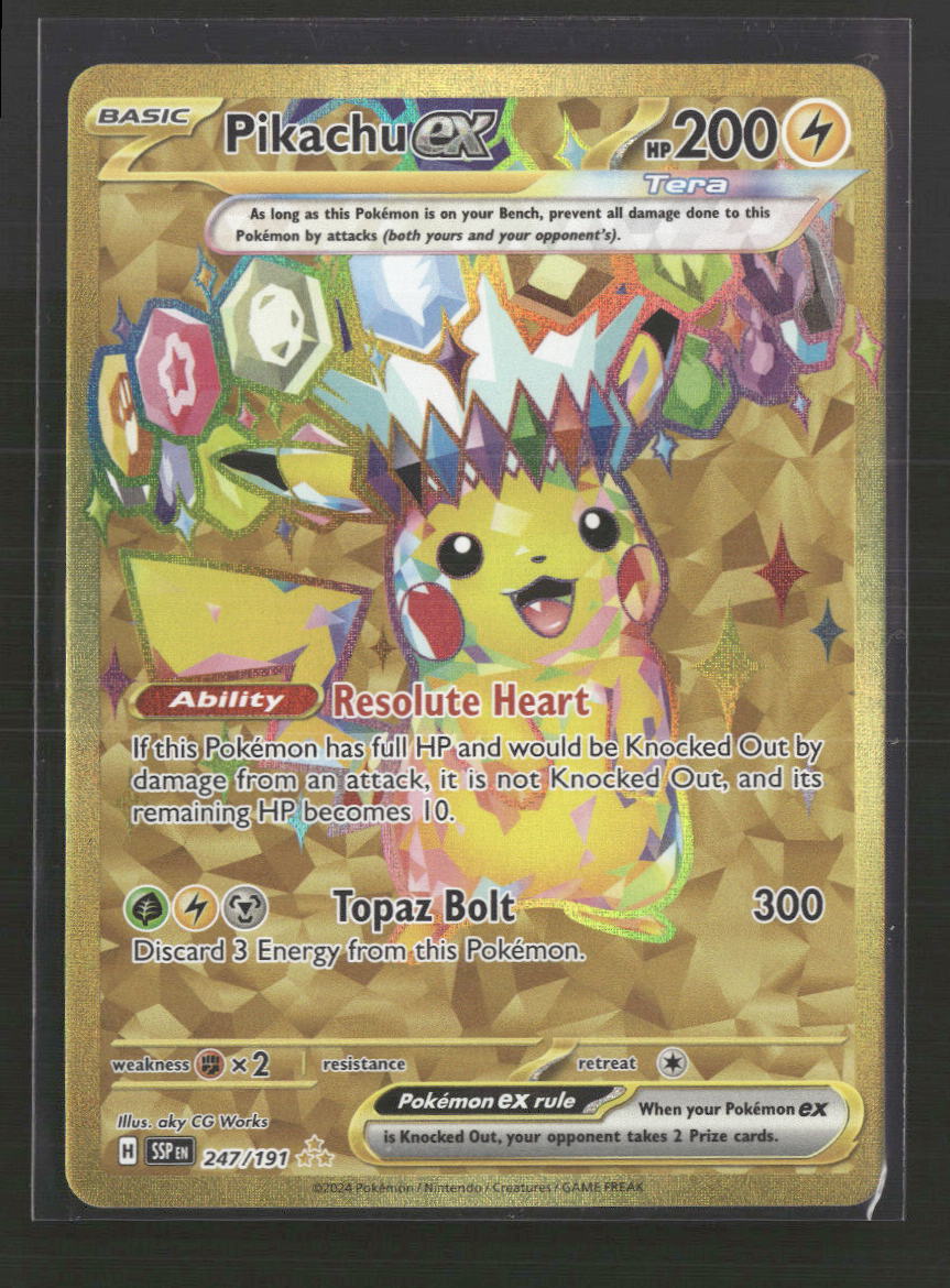 SV08: Surging Sparks Pikachu ex #247/191