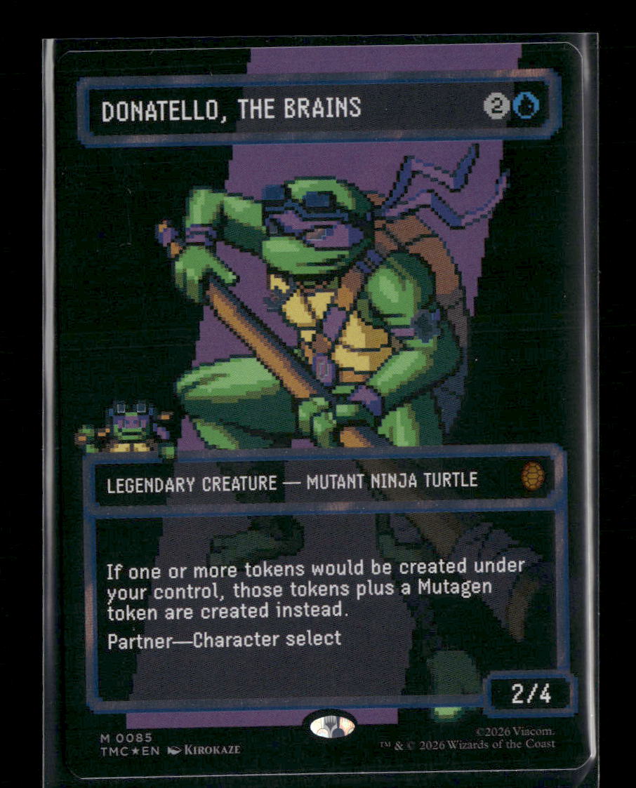 Teenage Mutant Ninja Turtles Donatello, the Brains (Borderless) (Surge Foil) #85