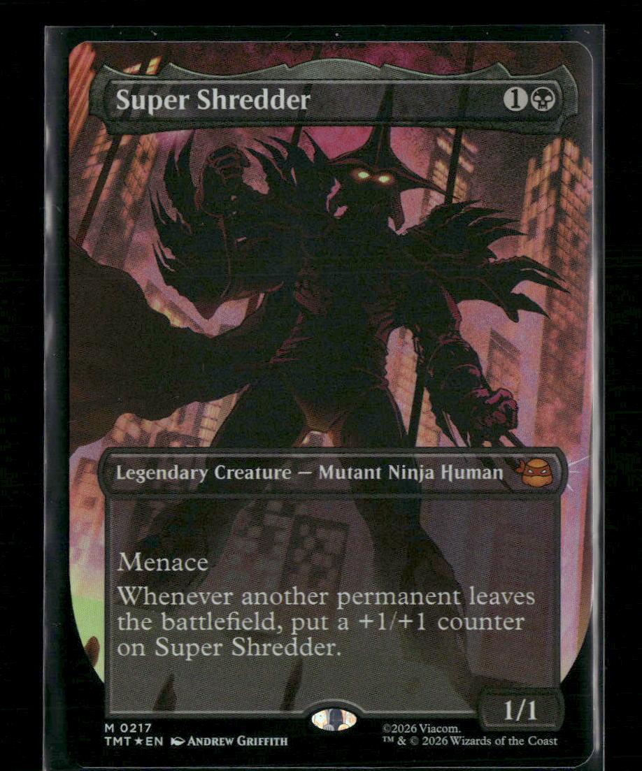 Teenage Mutant Ninja Turtles Super Shredder (Borderless) Foil #217