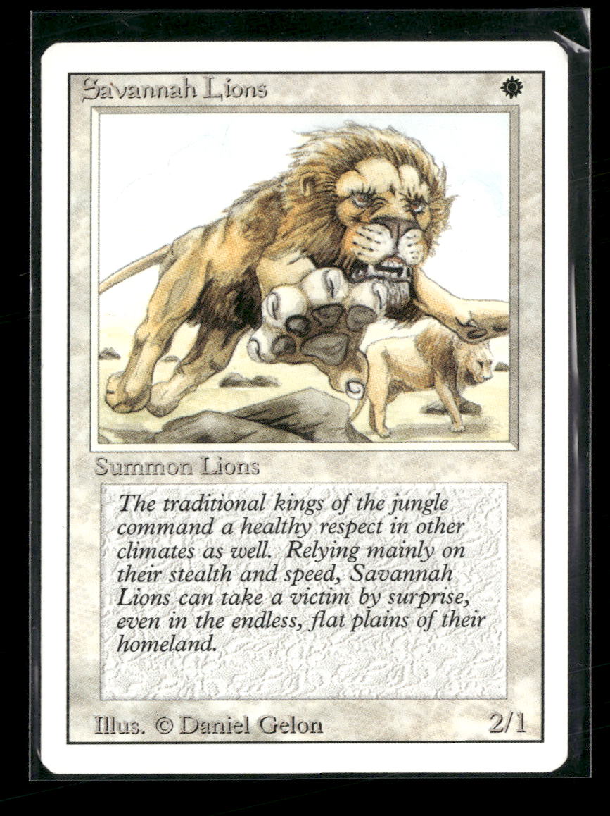 Revised Edition Savannah Lions #