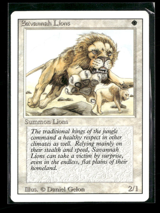 Revised Edition Savannah Lions #