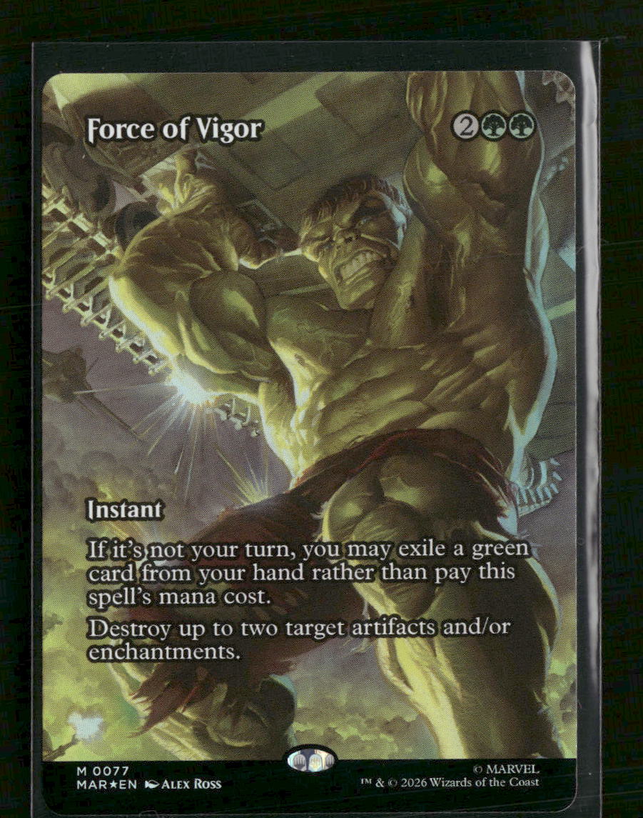 Marvel Universe Eternal-Legal Force of Vigor (Borderless) Foil #77