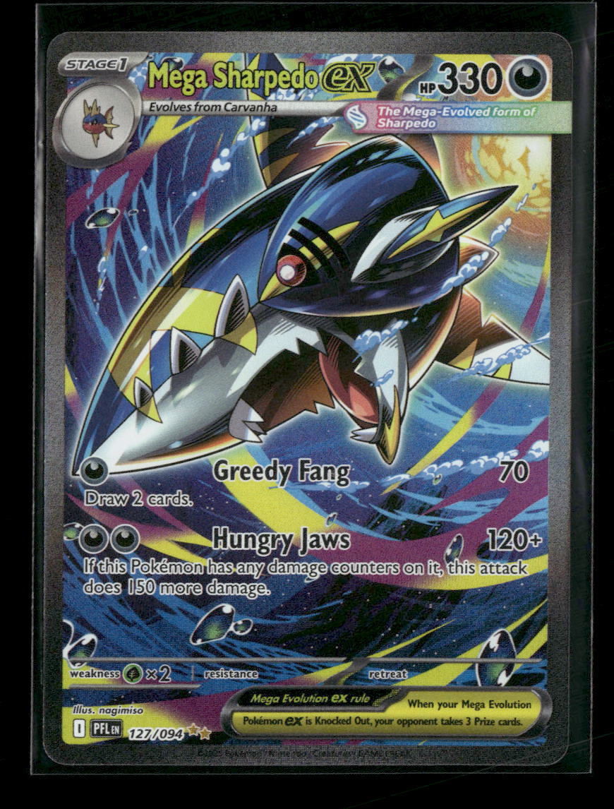 ME02: Phantasmal Flames Mega Sharpedo ex #127/094