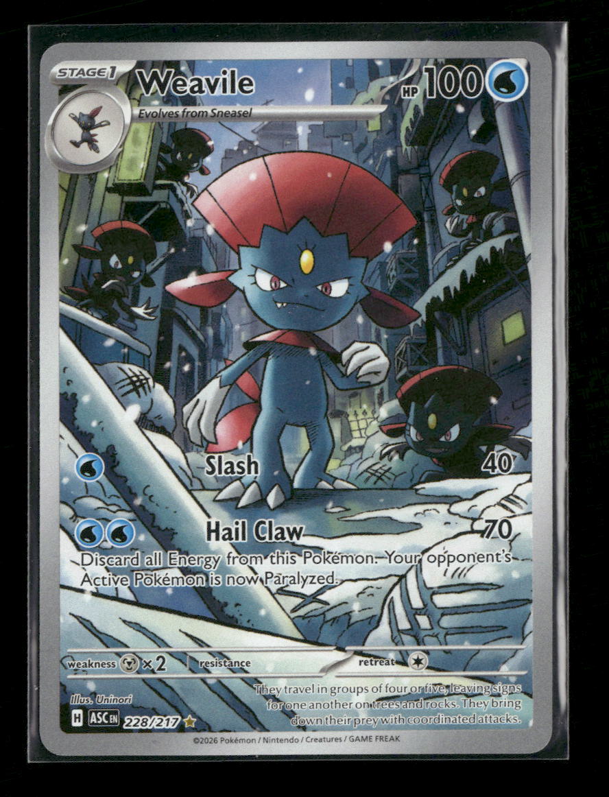 ME: Ascended Heroes Weavile #228/217