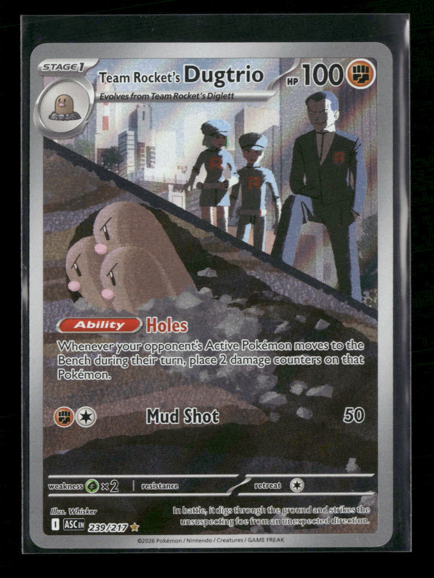 ME: Ascended Heroes Team Rocket's Dugtrio #239/217
