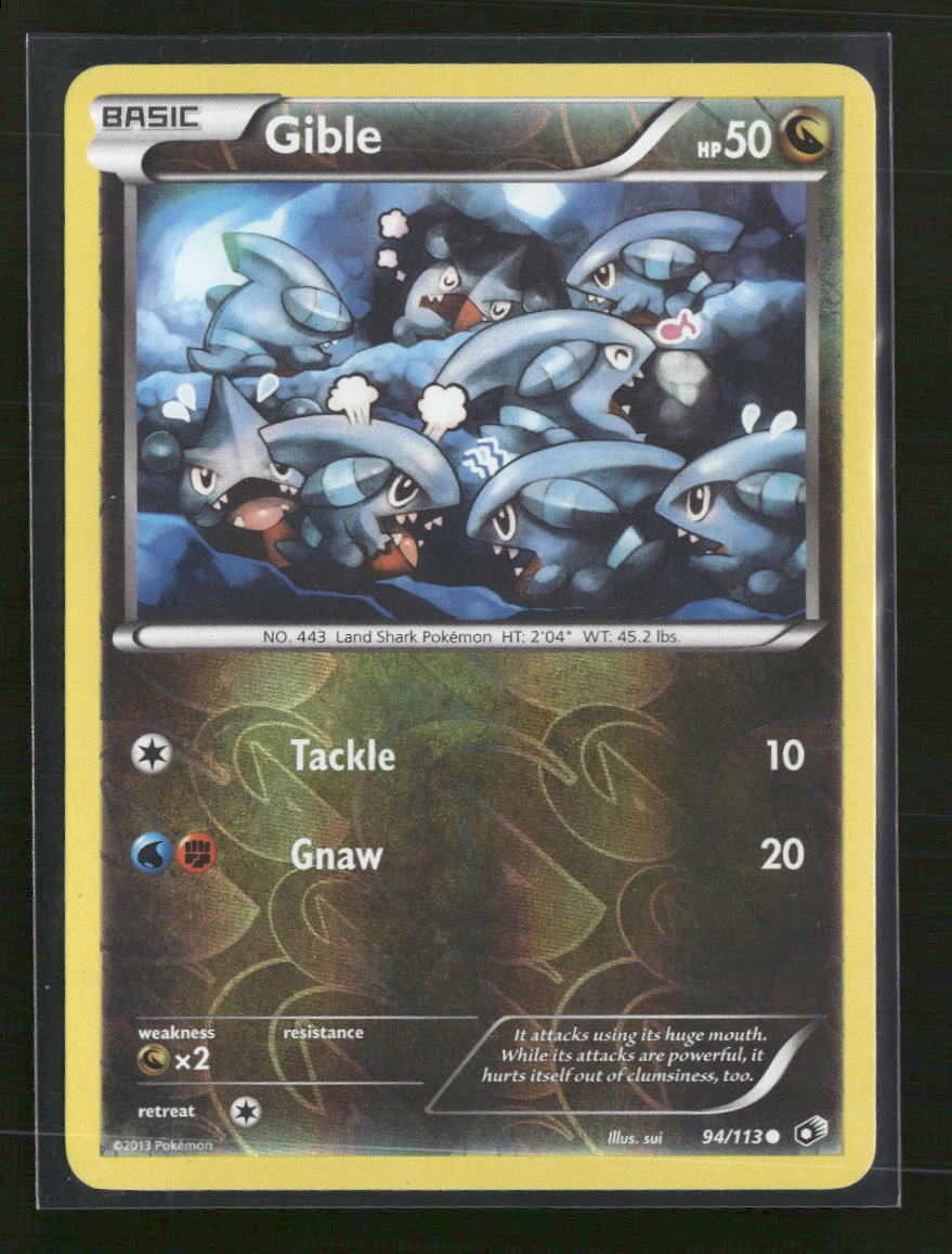 Legendary Treasures Gible Reverse Holo #94/113