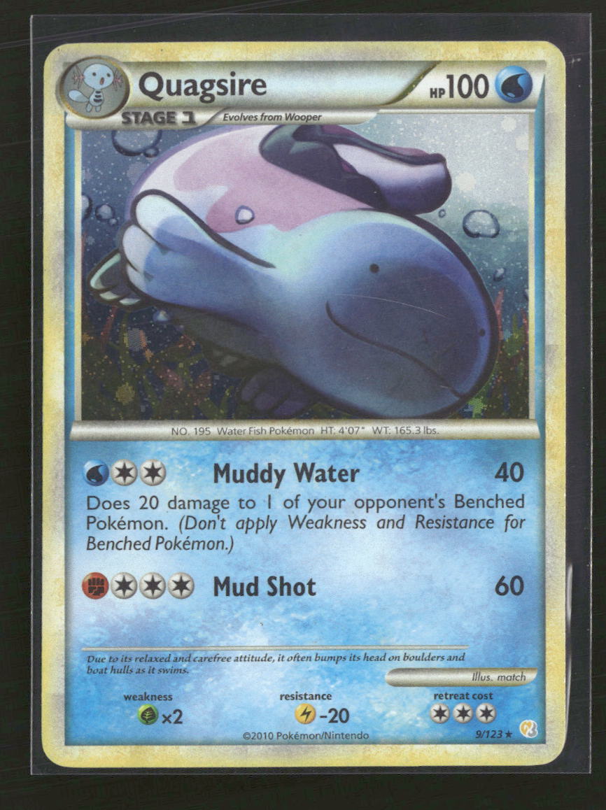 HeartGold SoulSilver Quagsire #9/123